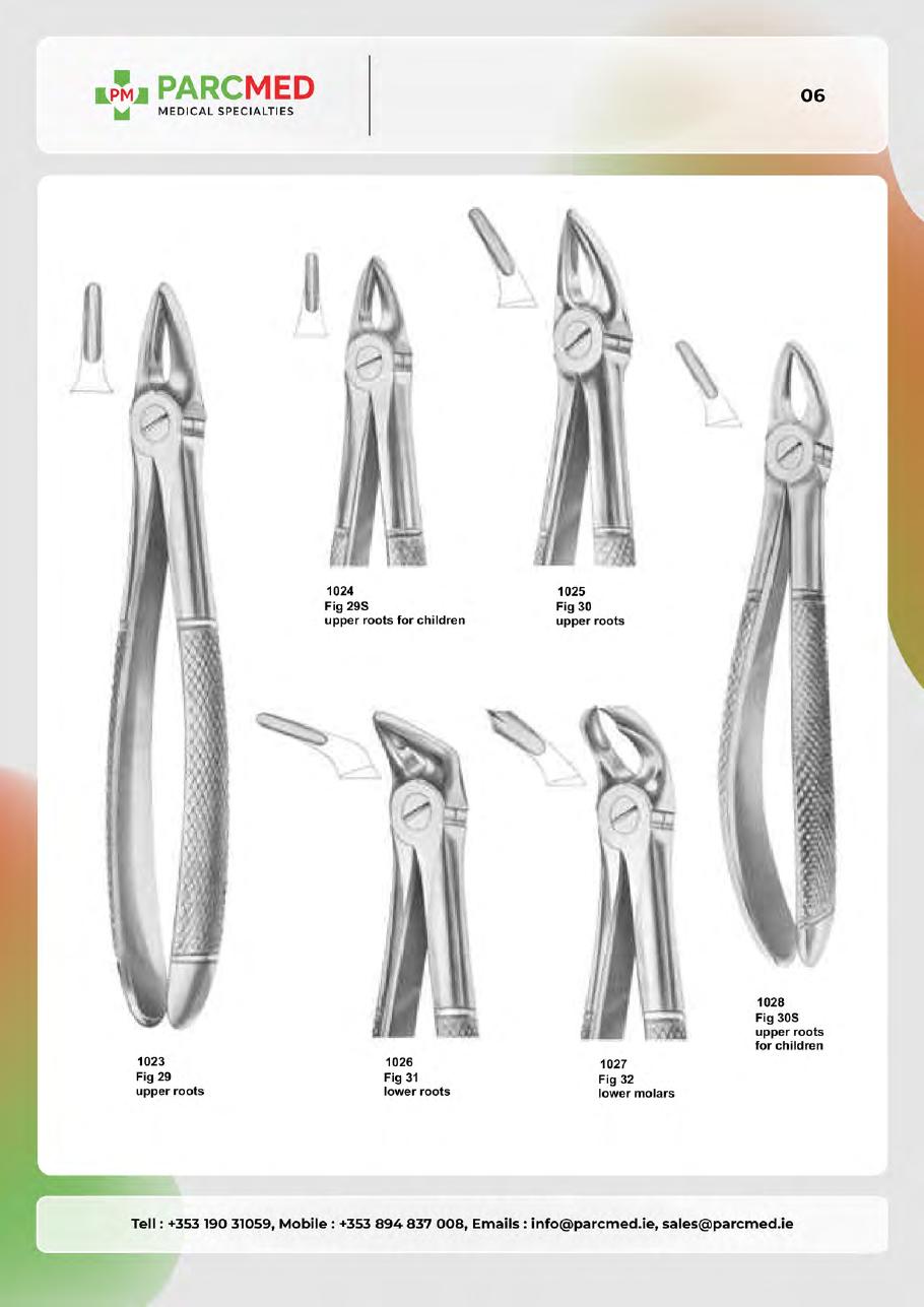 Tooth Extracting Forceps - Catalogue Page 5