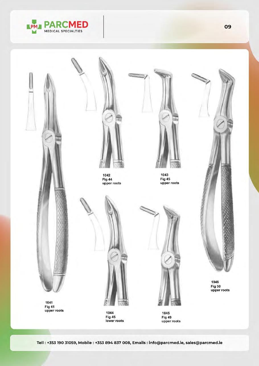 Tooth Extracting Forceps - Catalogue Page 8