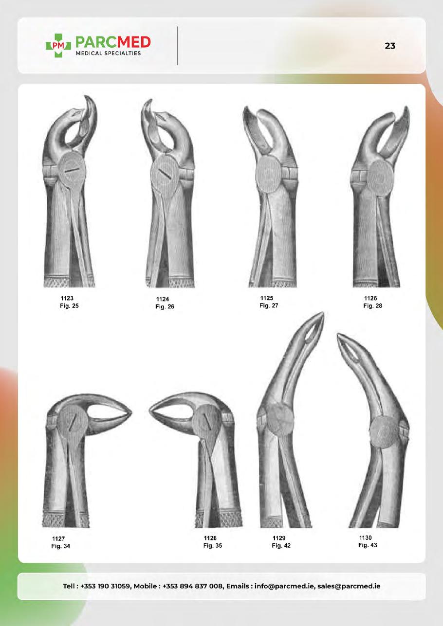 Tooth Extracting Forceps - Catalogue Page 22