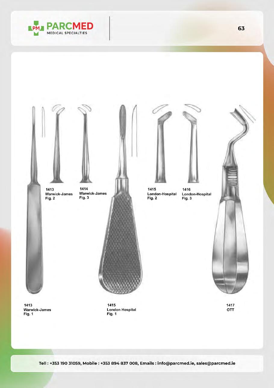 Root Elevators - Catalogue Page 62