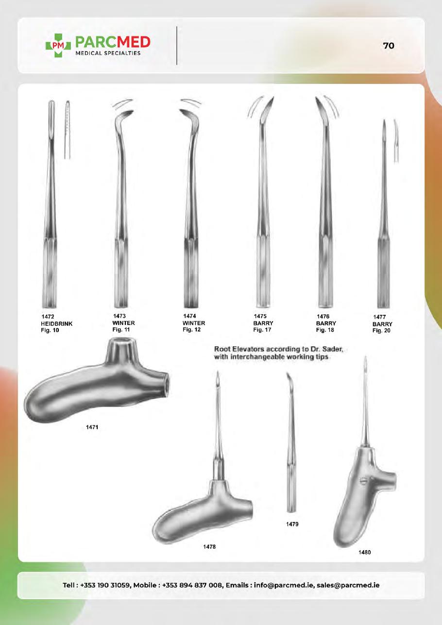 Root Elevators - Catalogue Page 69