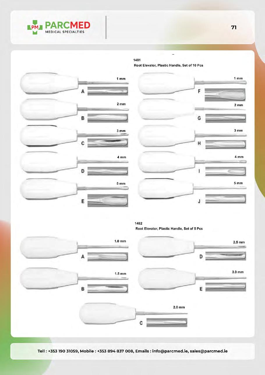 Root Elevators - Catalogue Page 70