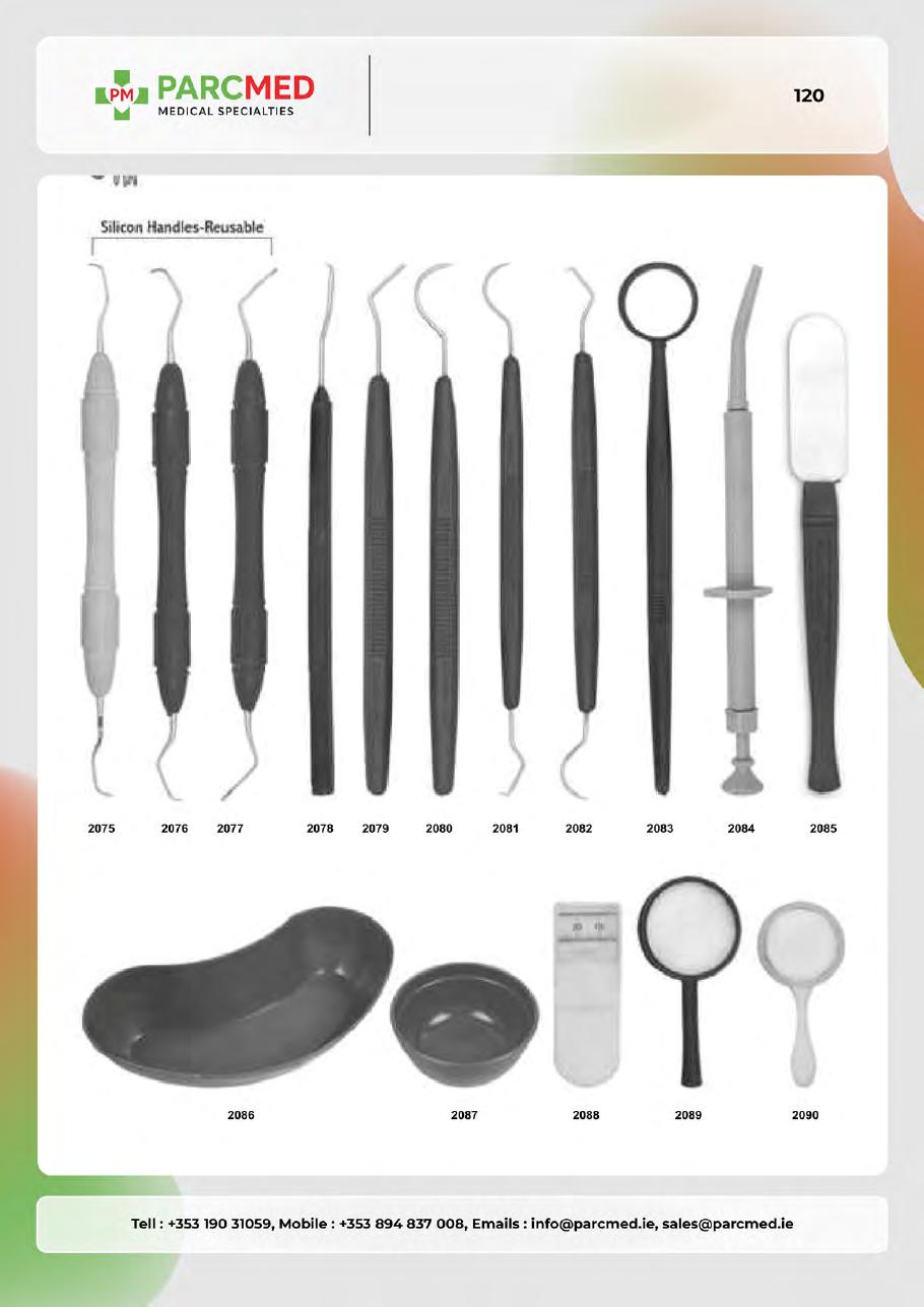 Wax, Porcelain, Cement & Modelling Instruments - Catalogue Page 120