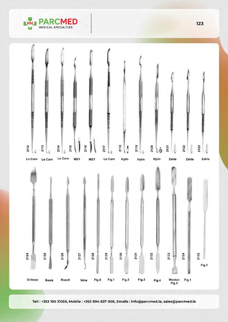 Spatulas & Cement Spatulas - Catalogue Page 123