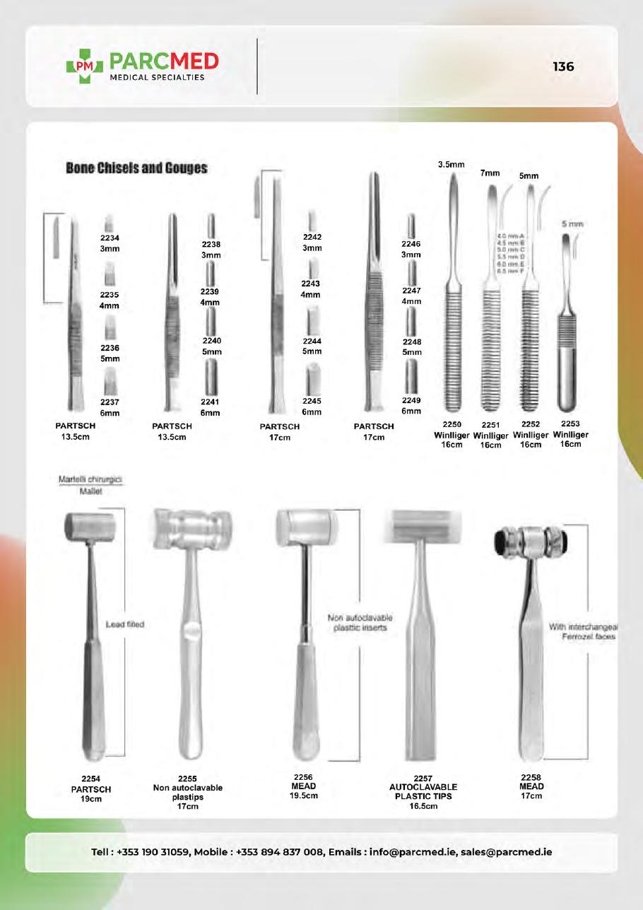 Crown Removers & Crown Instruments - Catalogue Page 136
