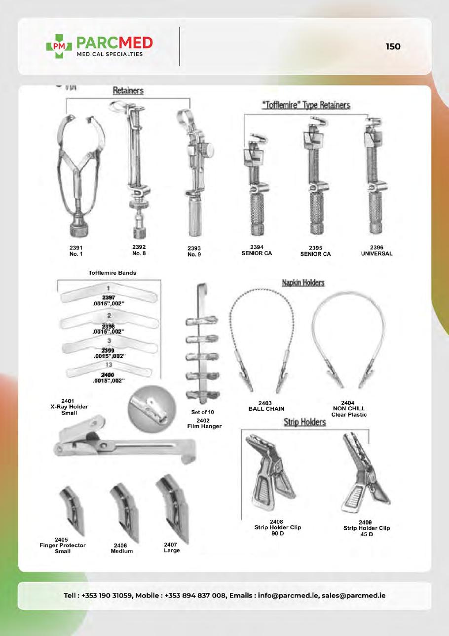 Syringes, Tweezers, Sterilizing & Lab Instruments - Catalogue Page 150