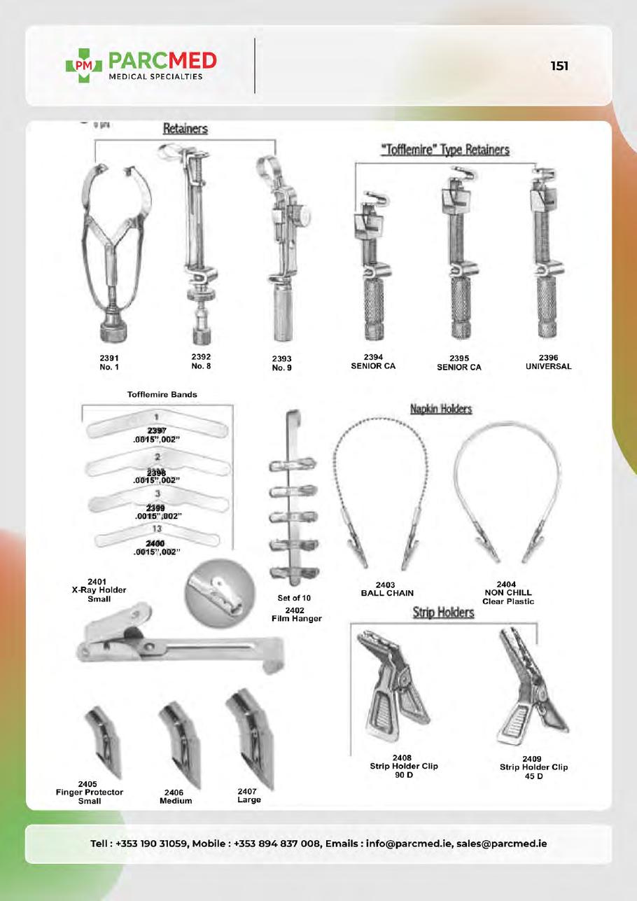 Syringes, Tweezers, Sterilizing & Lab Instruments - Catalogue Page 151