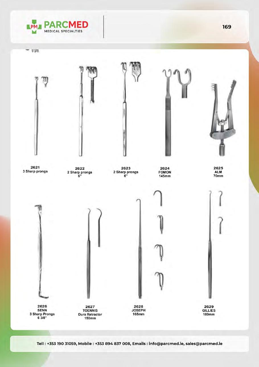 Orthodontic Pliers, Cutters & Rongeurs - Catalogue Page 169