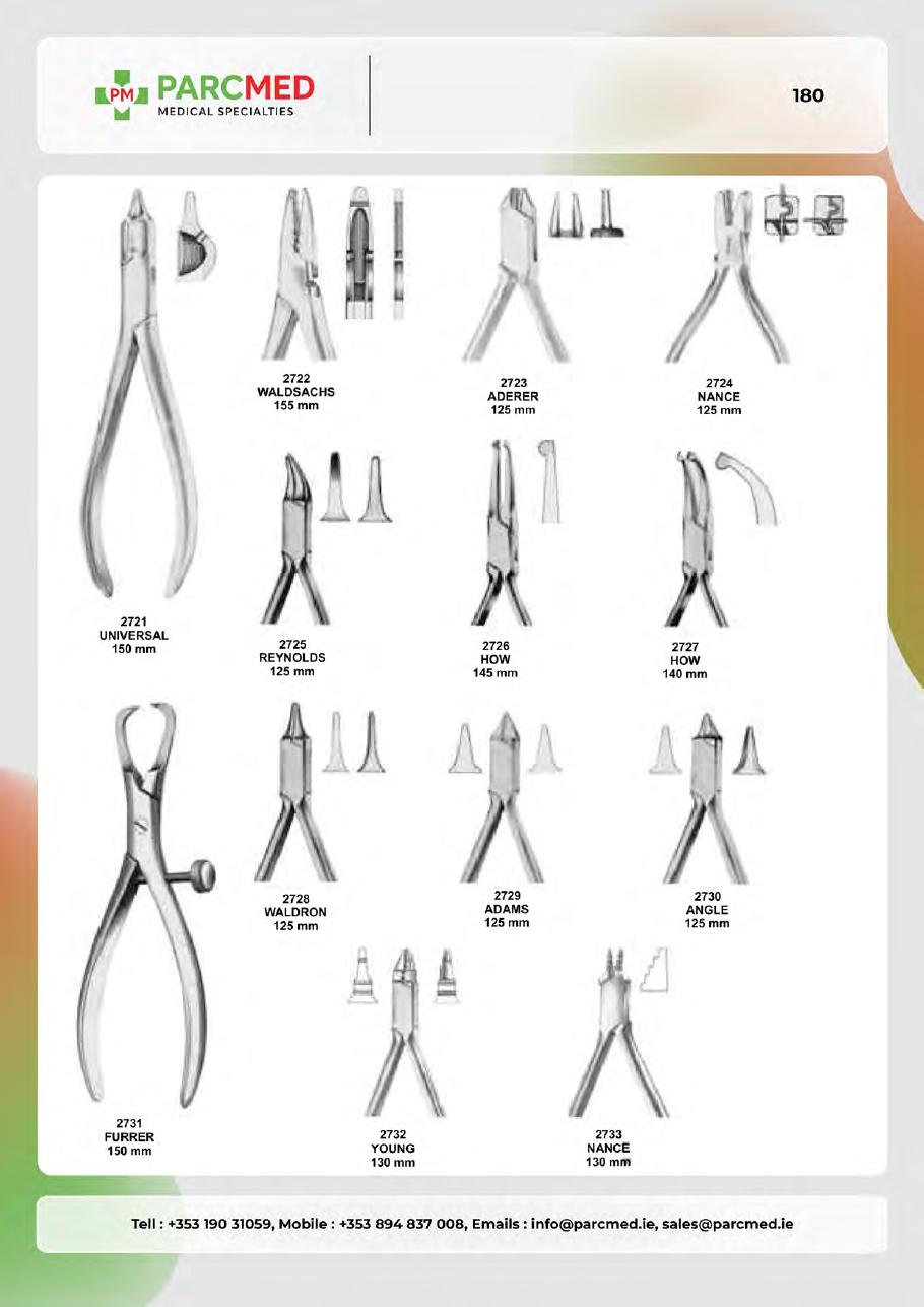 Needle Holders, Scissors & Micro Surgery Set - Catalogue Page 180