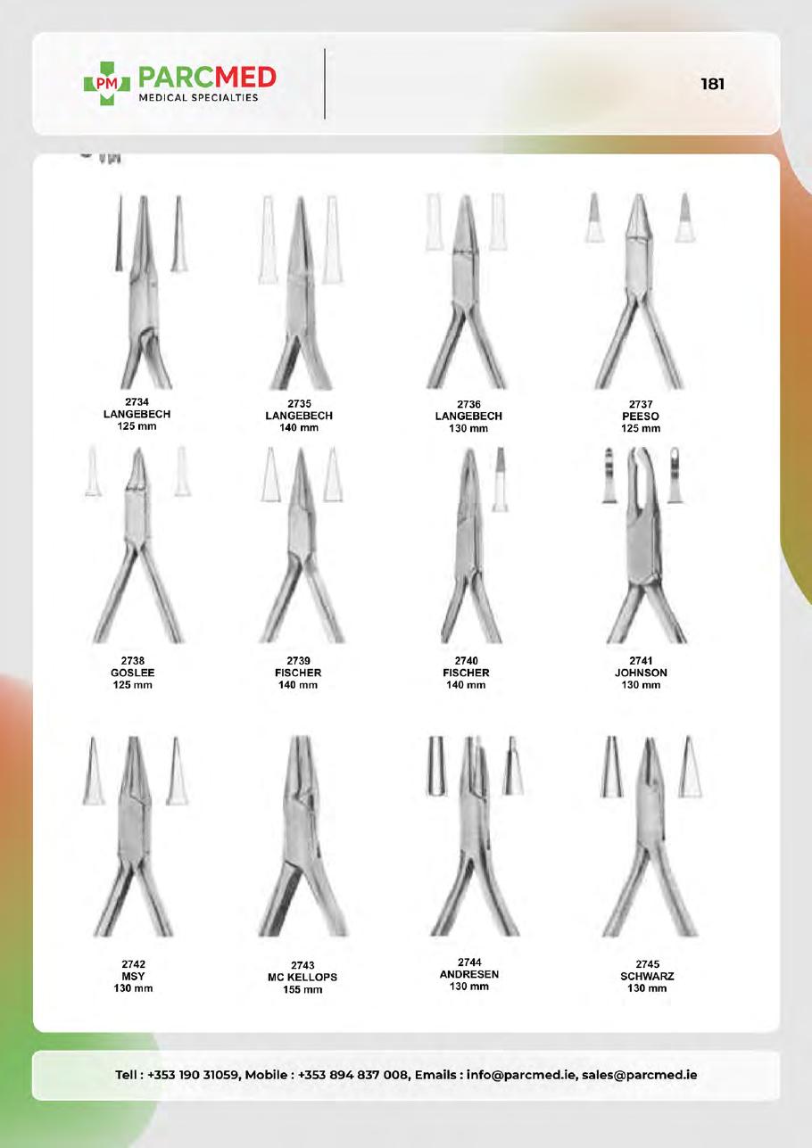 Needle Holders, Scissors & Micro Surgery Set - Catalogue Page 181