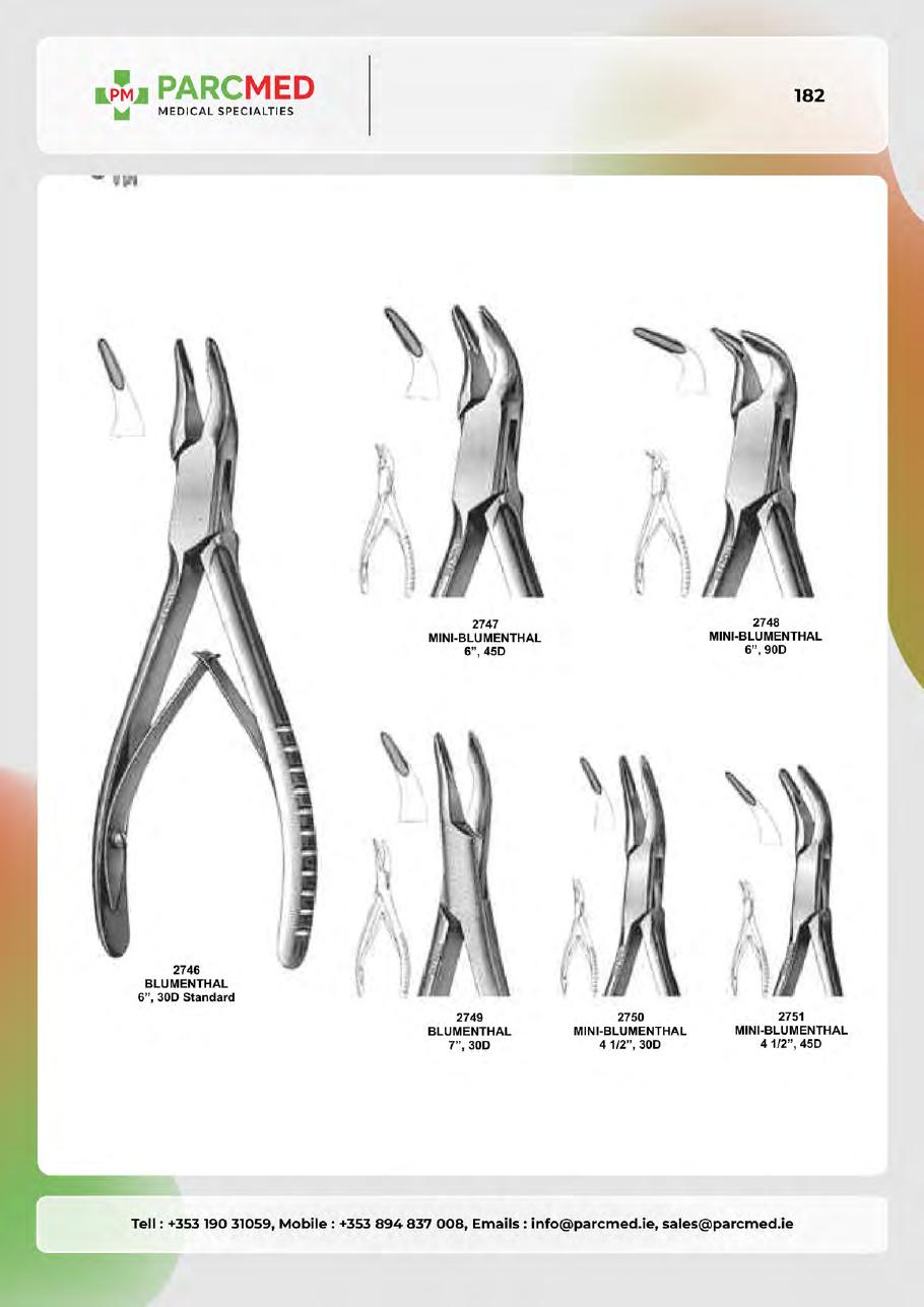 Needle Holders, Scissors & Micro Surgery Set - Catalogue Page 182