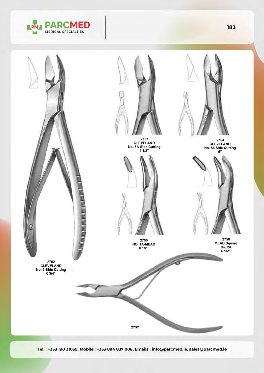 Needle Holders, Scissors & Micro Surgery Set - Catalogue Page 183