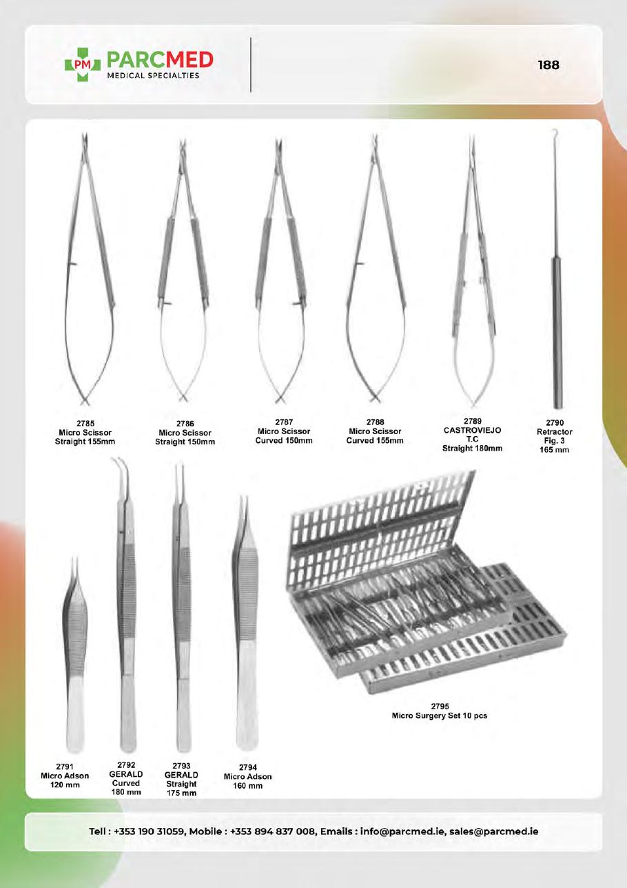 Impression Trays - Catalogue Page 188