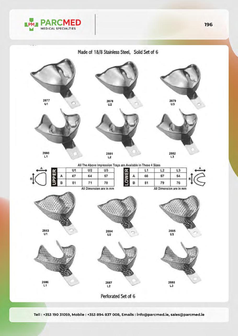 Articulators & Hollow Wares - Catalogue Page 196