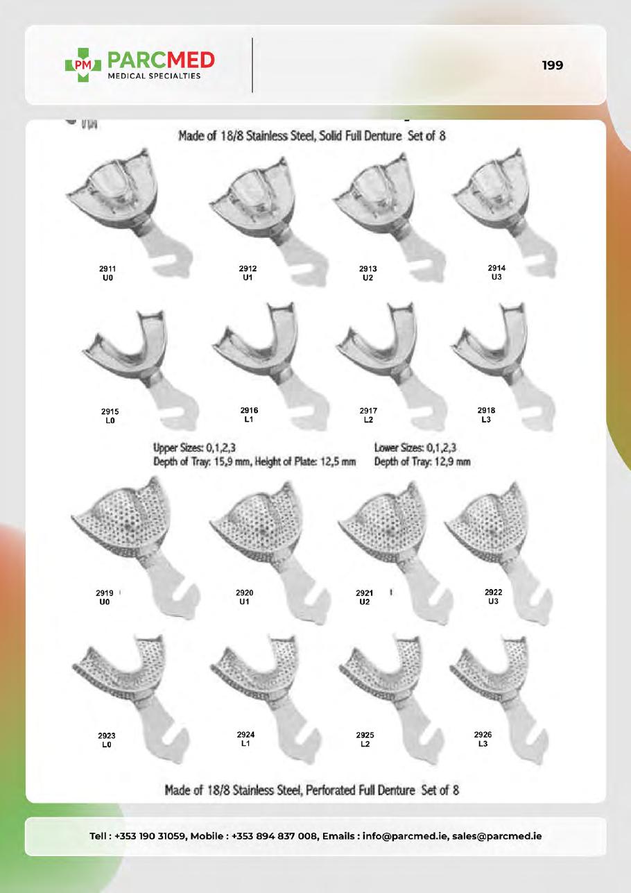 Articulators & Hollow Wares - Catalogue Page 199