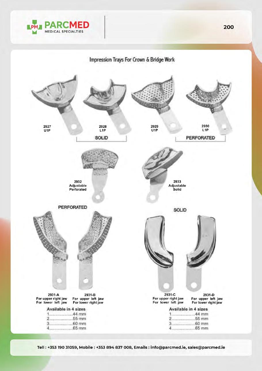 Articulators & Hollow Wares - Catalogue Page 200