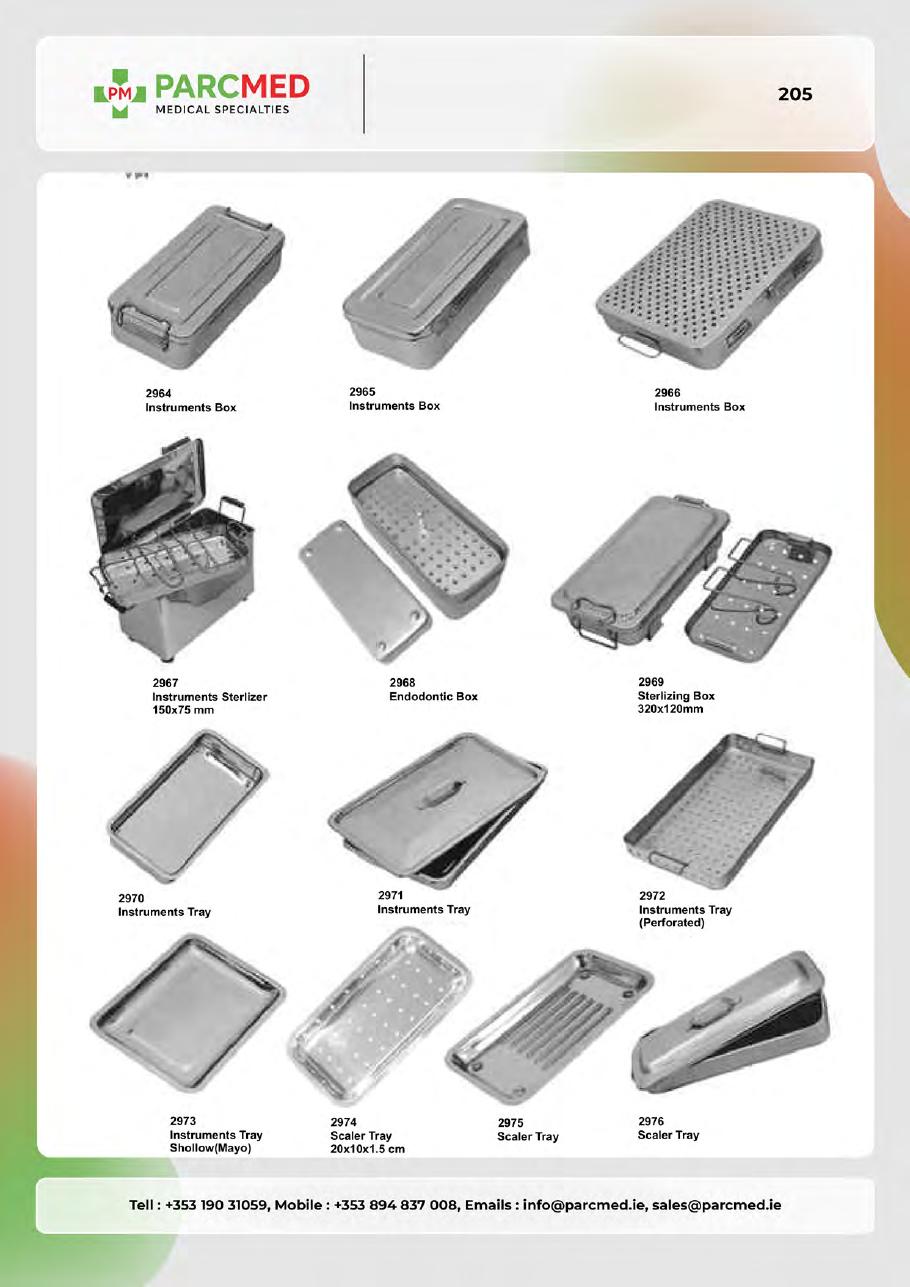 Tungsten Carbide Scissors, Forceps, Needle Holders & Wire Cutters - Catalogue Page 205