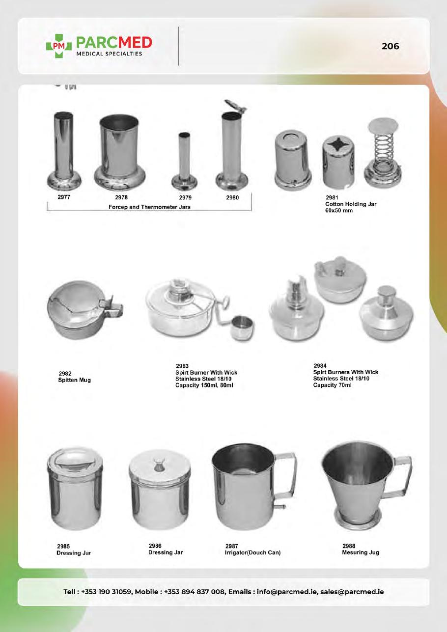 Tungsten Carbide Scissors, Forceps, Needle Holders & Wire Cutters - Catalogue Page 206