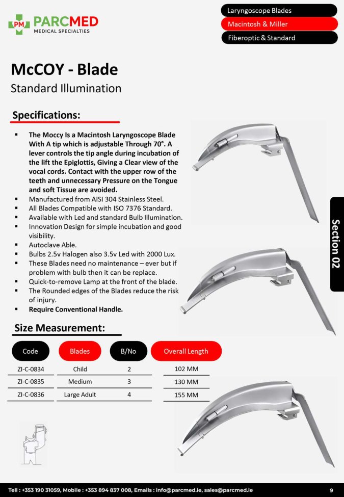 McCoy Blade - Standard Illumination