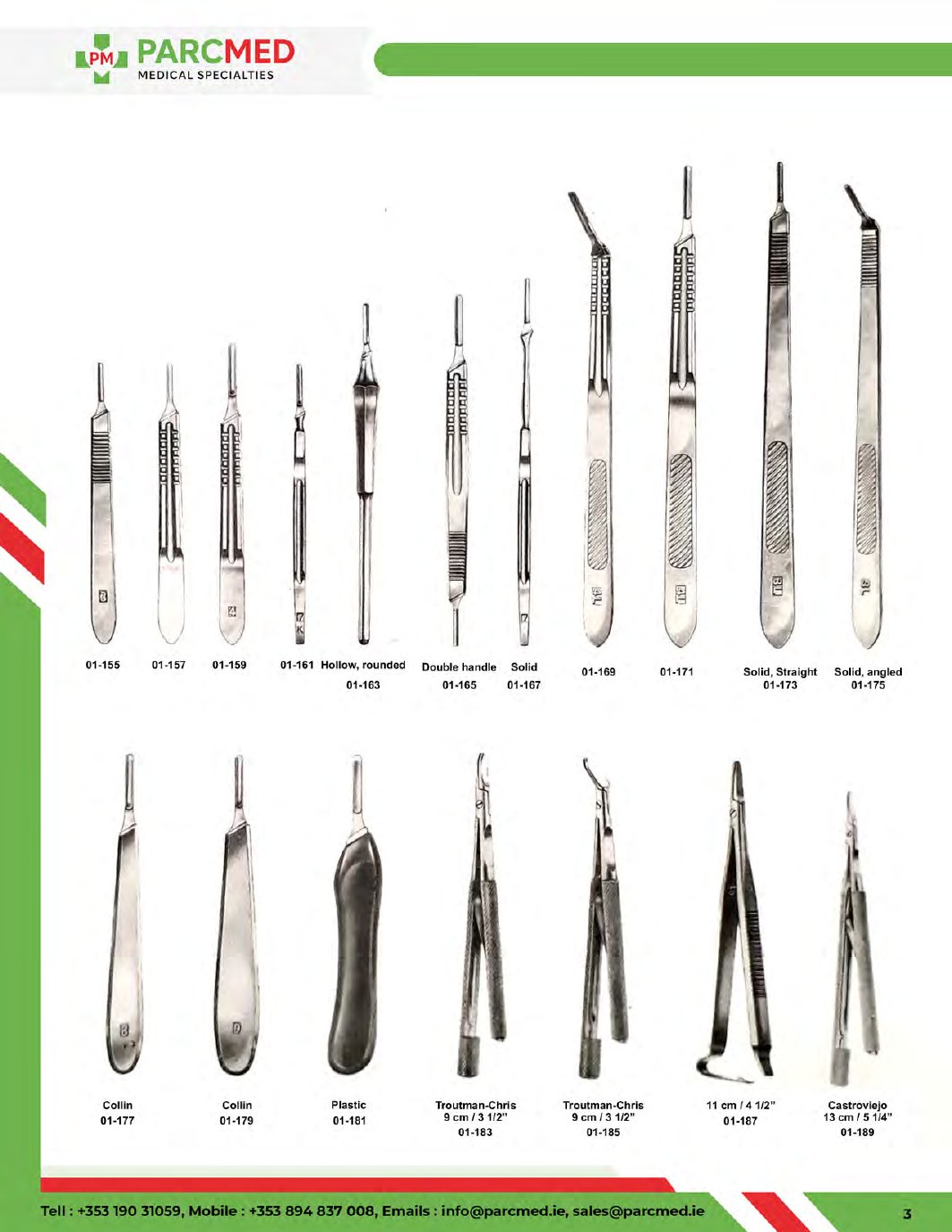 Scalpels - Catalogue Page 3