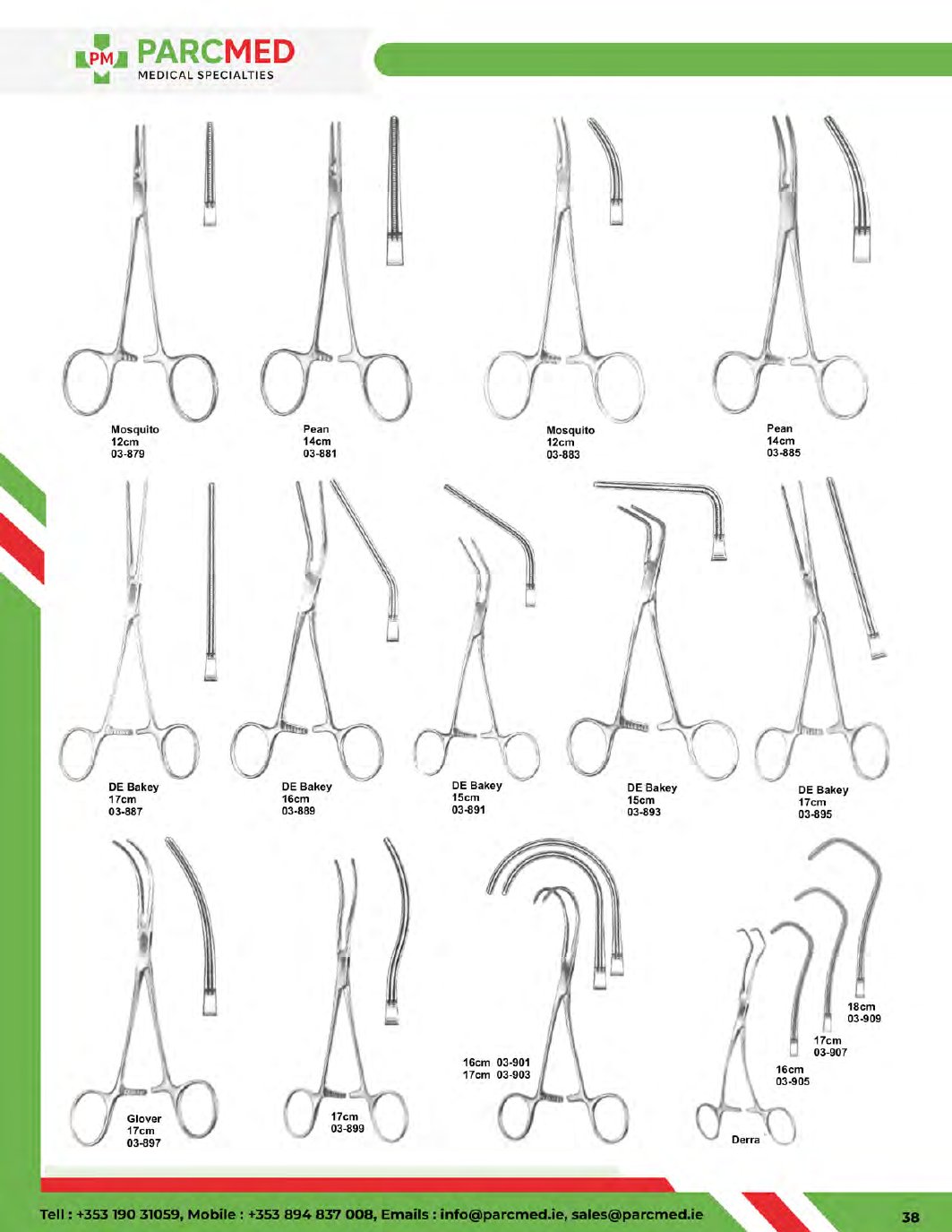 Artery Forceps - Catalogue Page 37