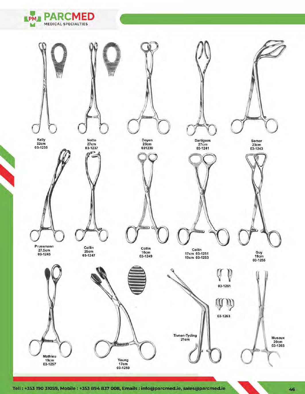 Artery Forceps - Catalogue Page 46