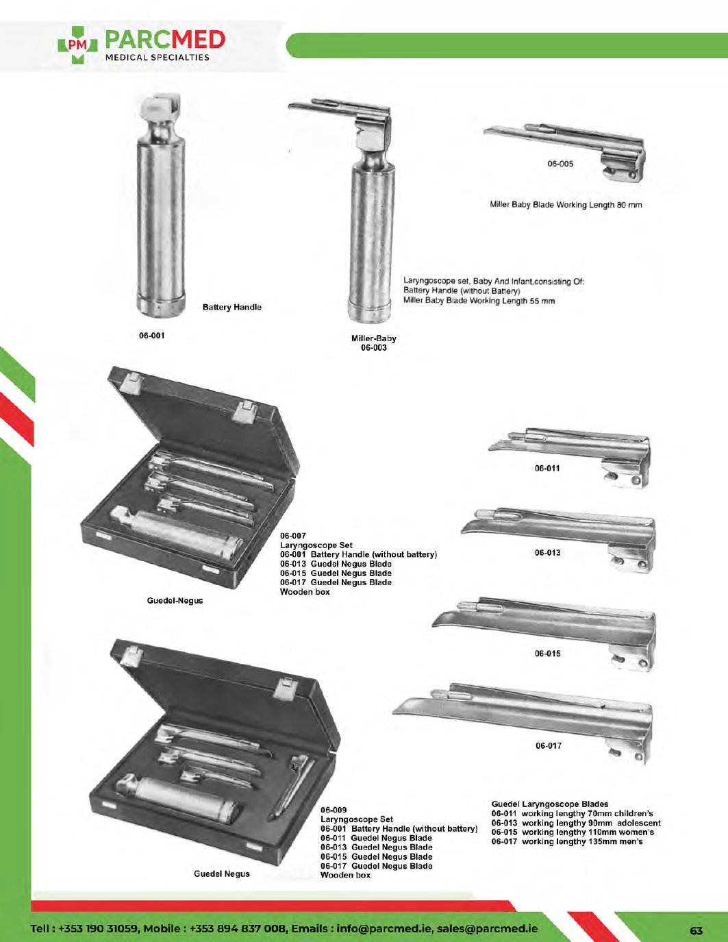 Anaesthesia - Catalogue Page 63