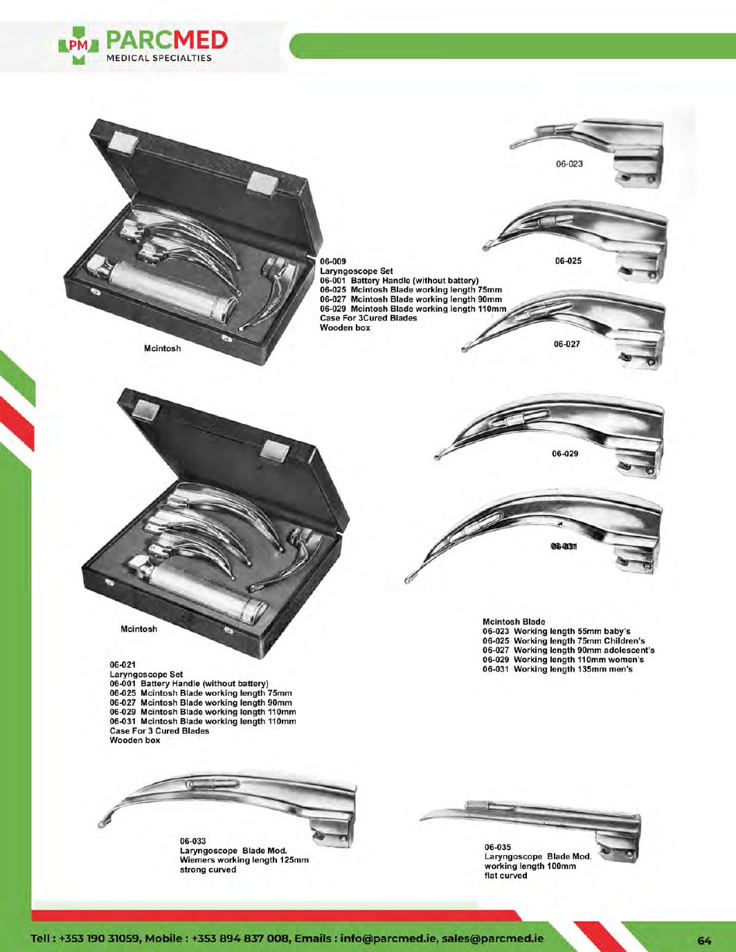 Anaesthesia - Catalogue Page 64