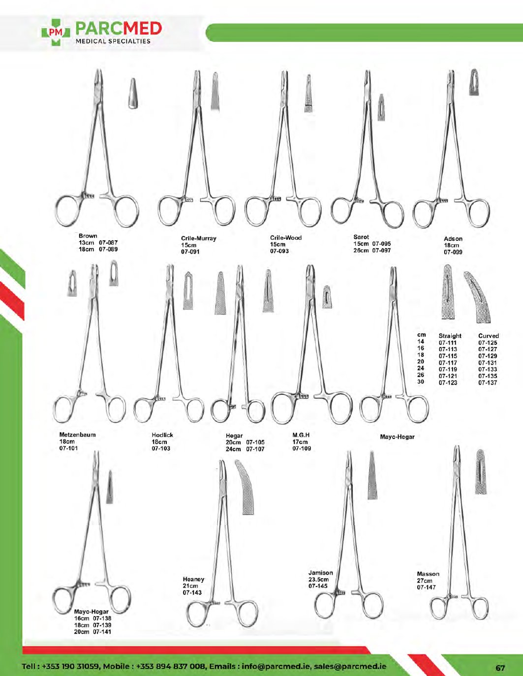 Suture Sets - Catalogue Page 67