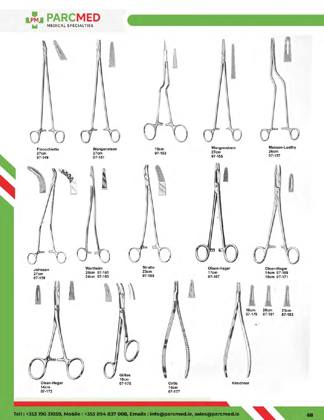 Suture Sets - Catalogue Page 68