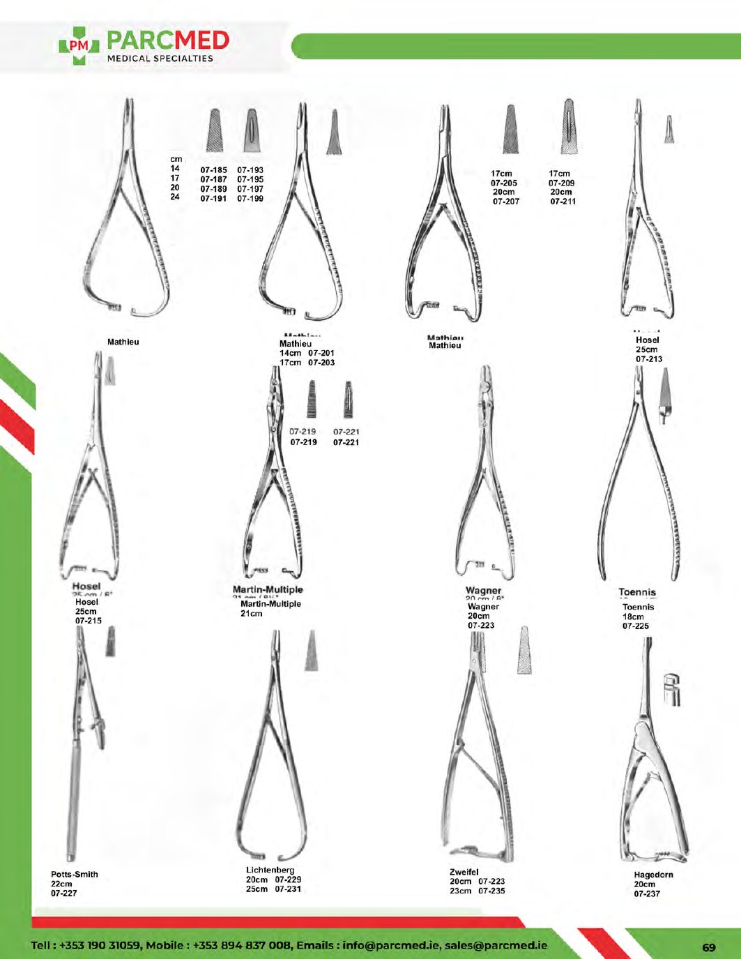 Suture Sets - Catalogue Page 69