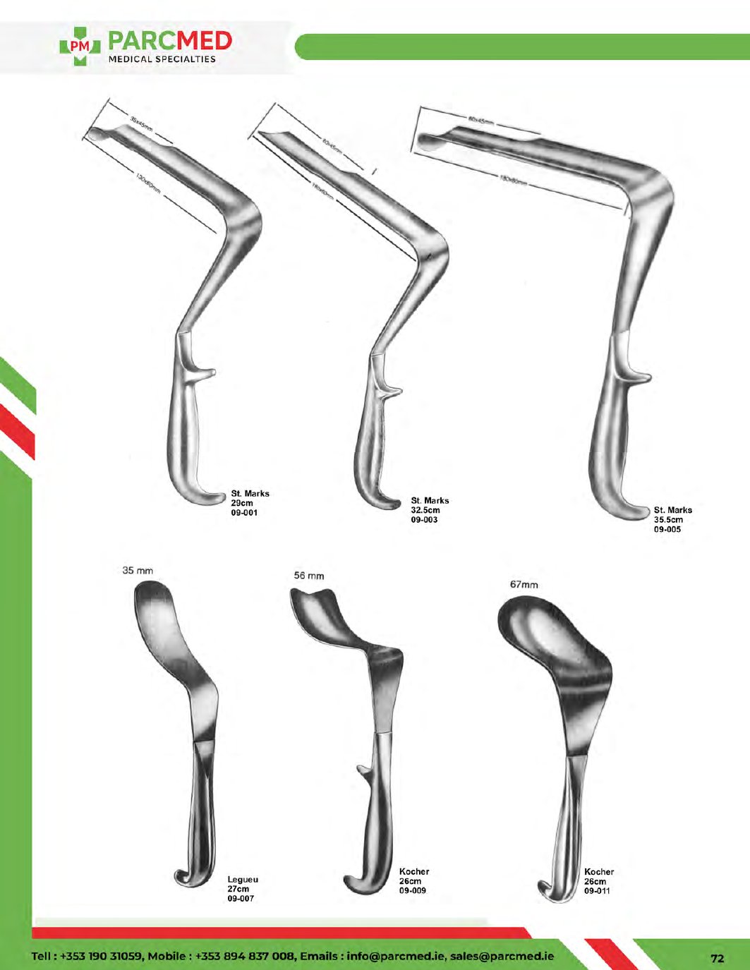 Retractors - Catalogue Page 72