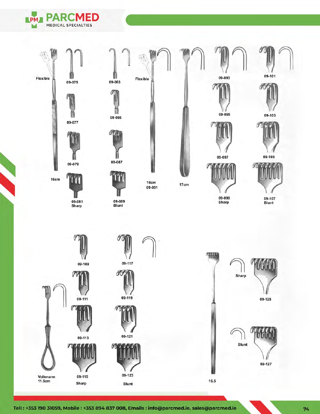 Retractors - Catalogue Page 74