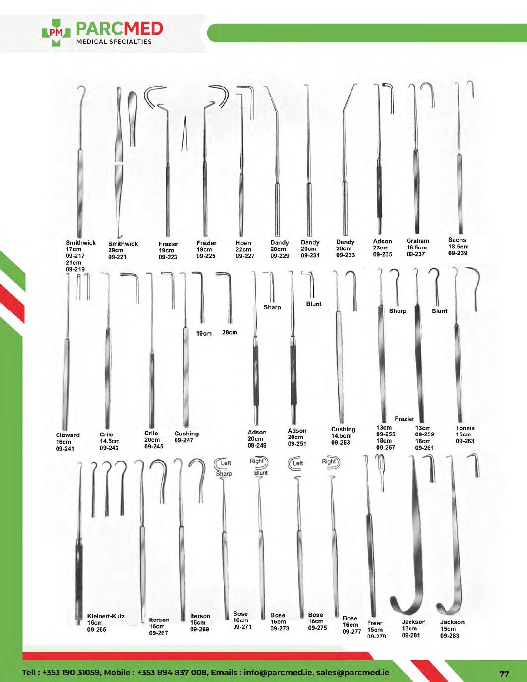 Retractors - Catalogue Page 77