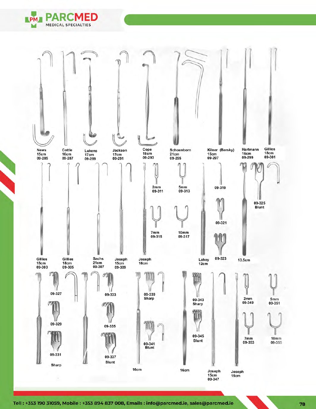 Retractors - Catalogue Page 78