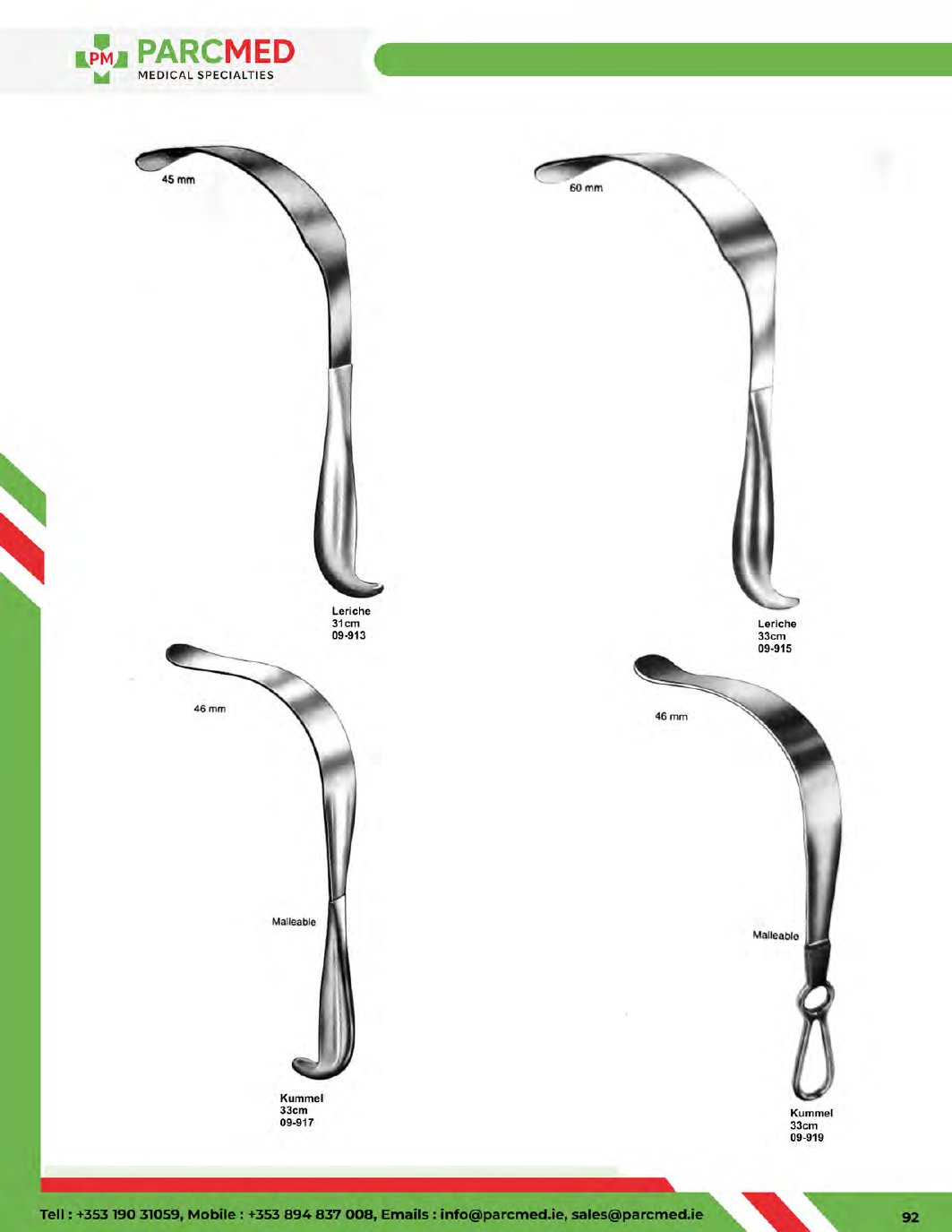 Retractors - Catalogue Page 93