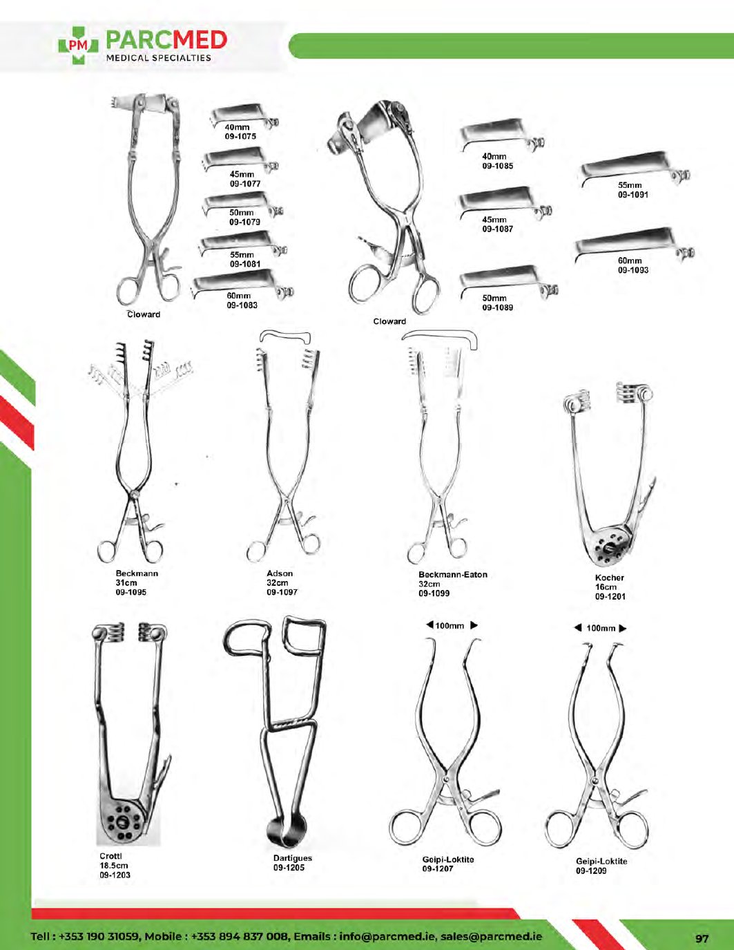 Retractors - Catalogue Page 98