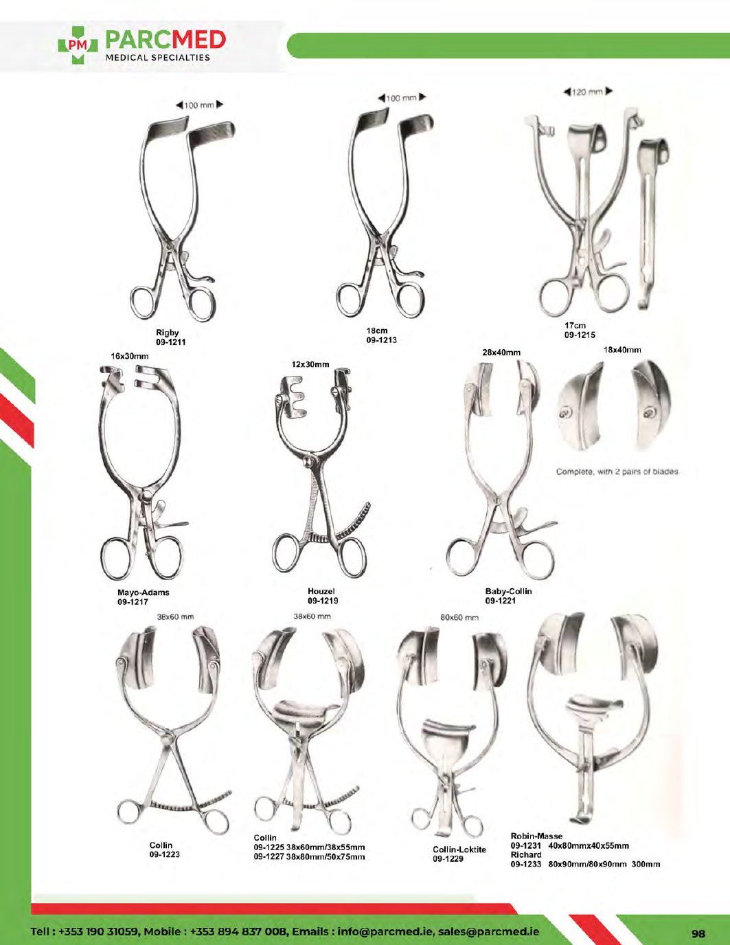 Retractors - Catalogue Page 99