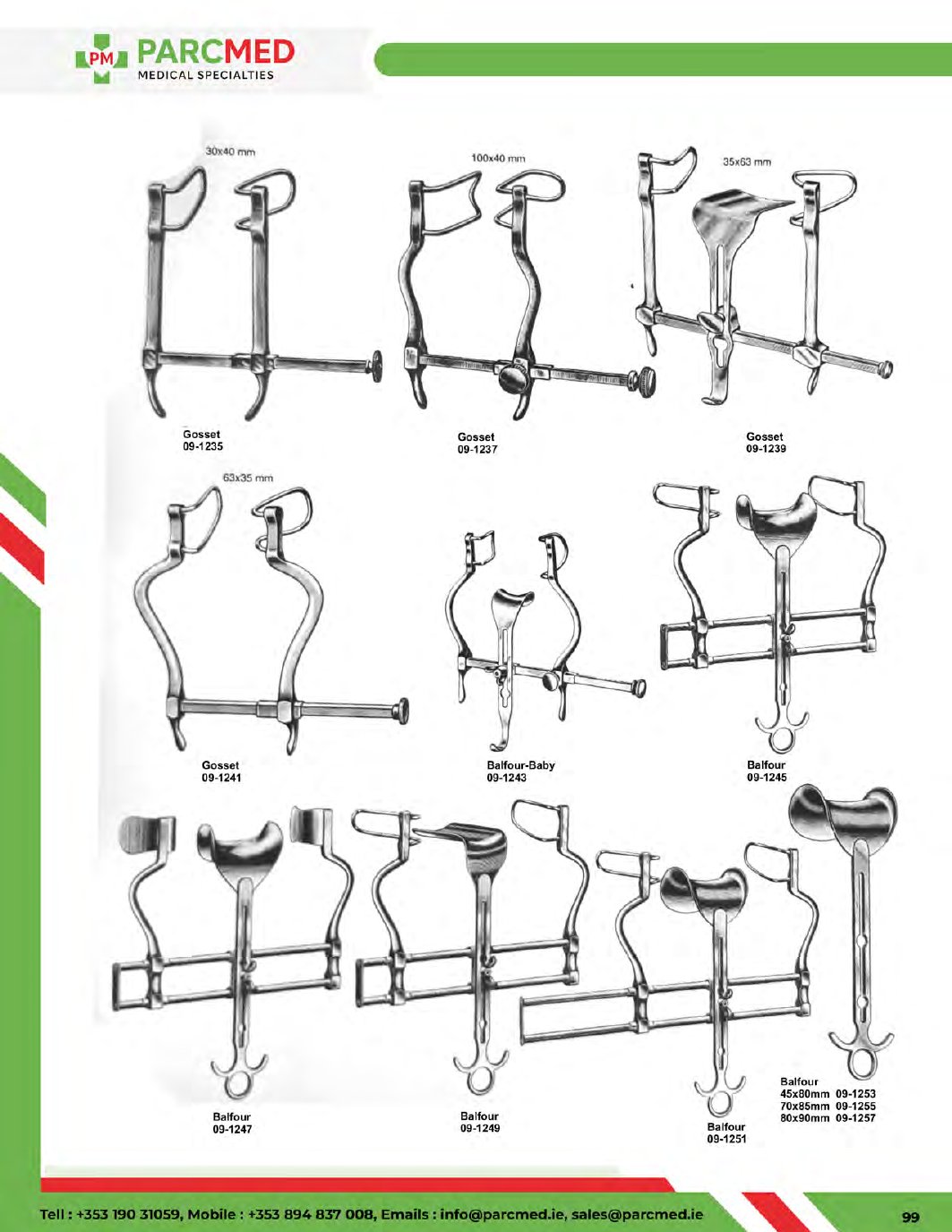 Retractors - Catalogue Page 100