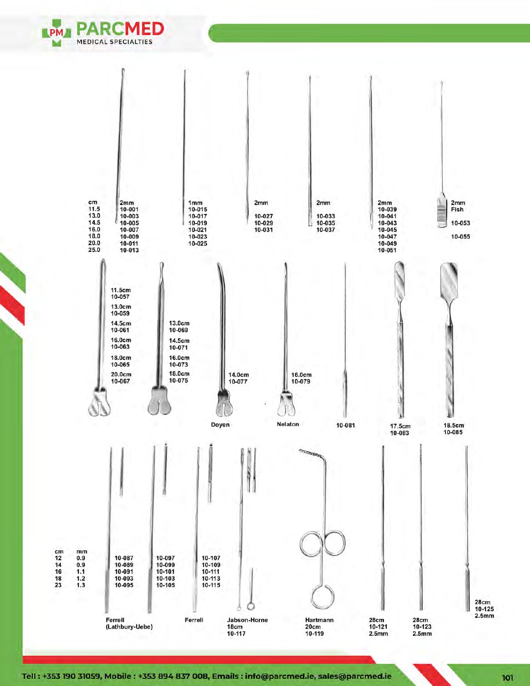 Puncture, Probes & Bulldog Clamps - Catalogue Page 102