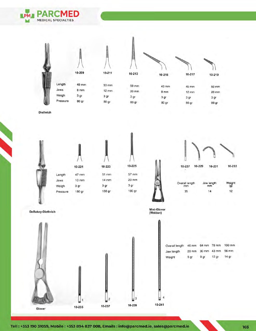 Bone Surgery - Catalogue Page 104