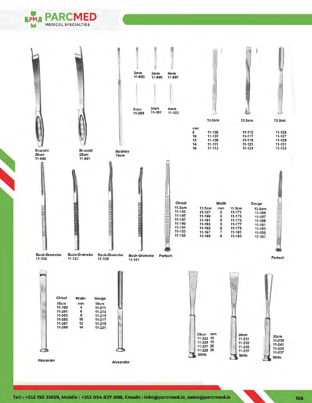 Bone Surgery - Catalogue Page 107