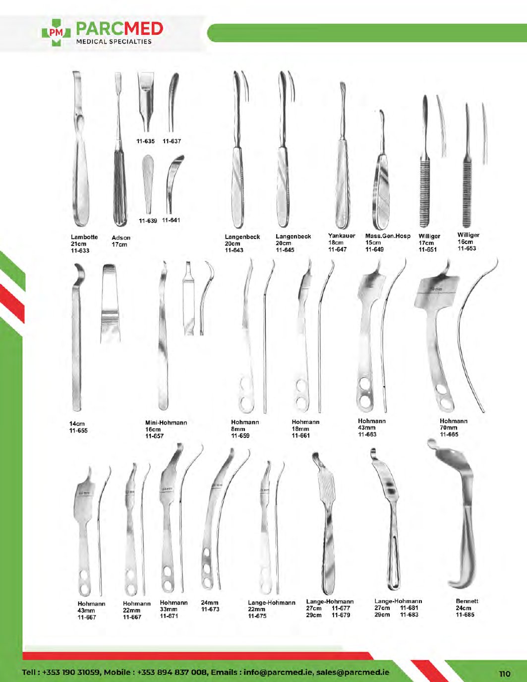 Bone Surgery - Catalogue Page 111