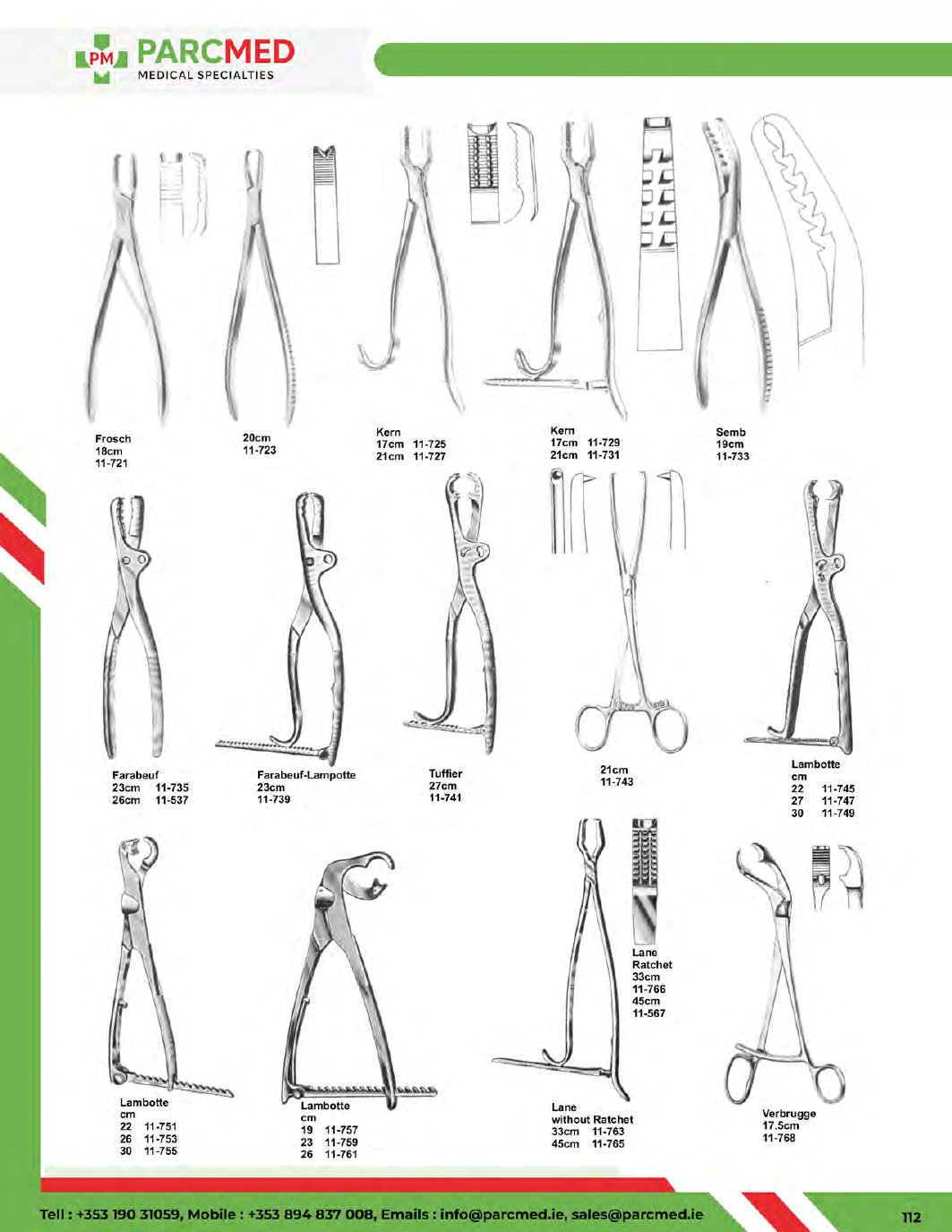 Bone Surgery - Catalogue Page 113