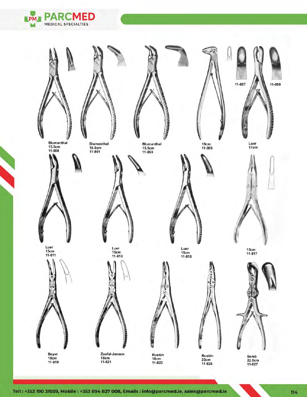 Bone Surgery - Catalogue Page 115