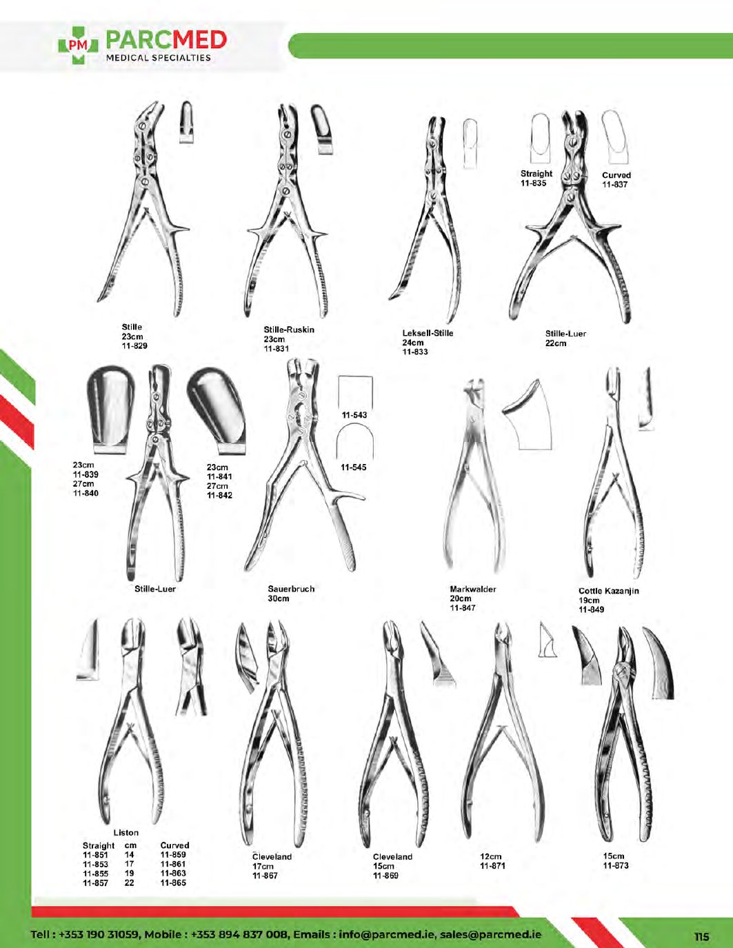 Bone Surgery - Catalogue Page 116