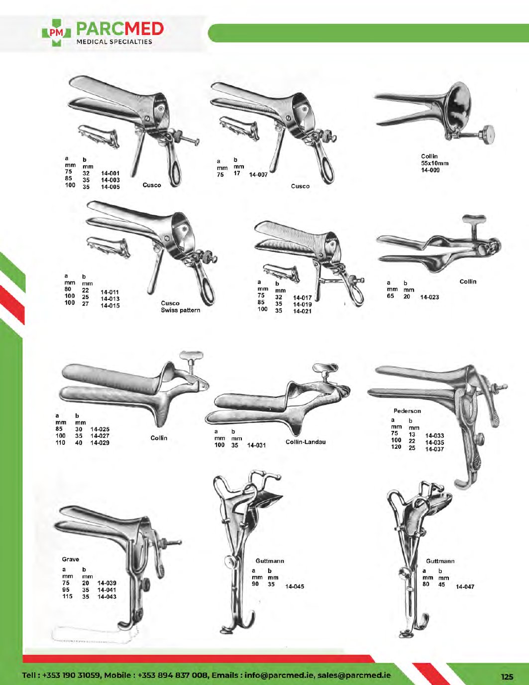 Gynecology & Obstetrics - Catalogue Page 126