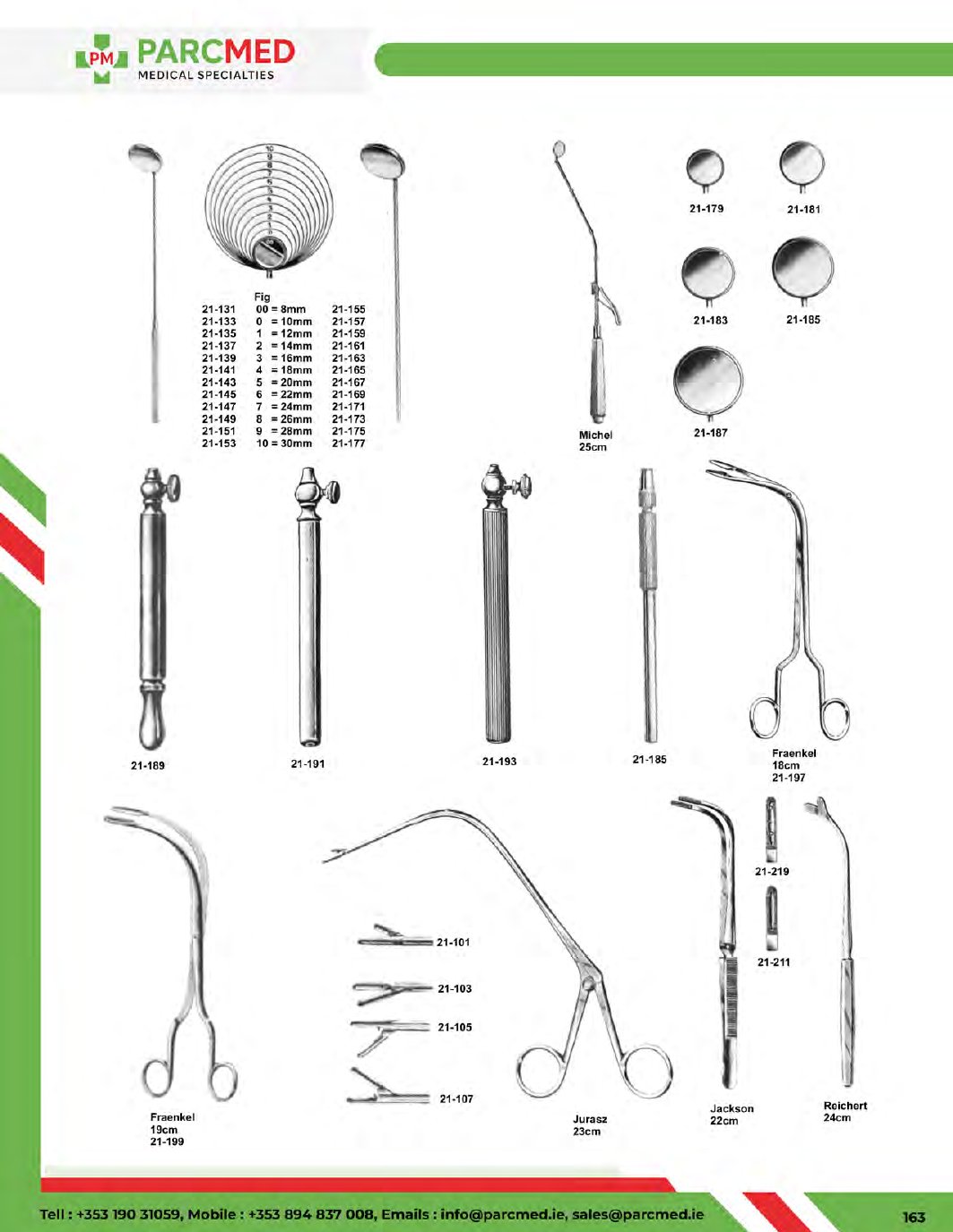 Tungsten Carbide Inserted Instruments - Catalogue Page 164