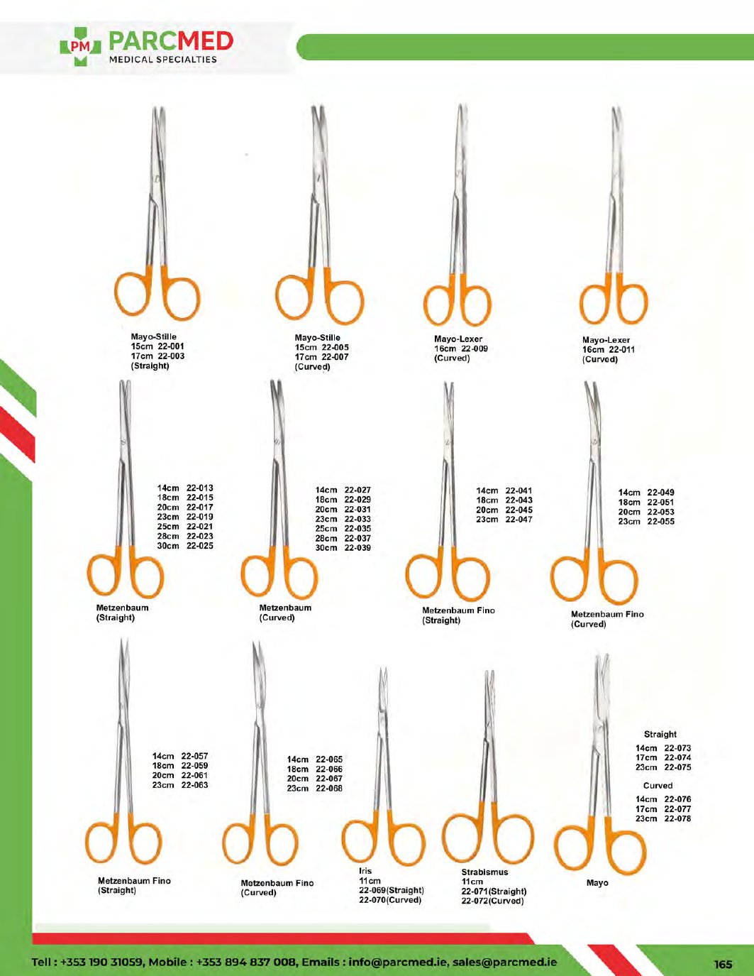 Tungsten Carbide Inserted Instruments - Catalogue Page 166